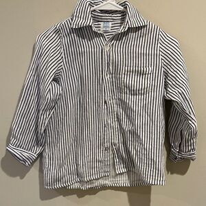 Mer St Barth Boys Striped Button-Up Shirt